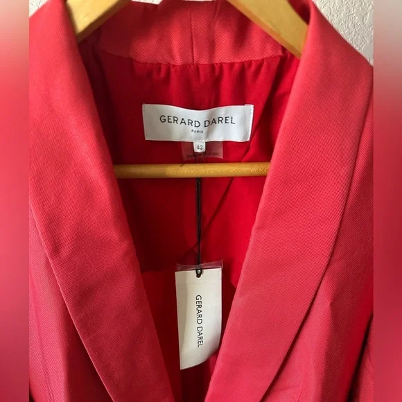 NWT Gerard Darel Agata Coral Blazer Size 42UK/10US - Picture 3 of 8